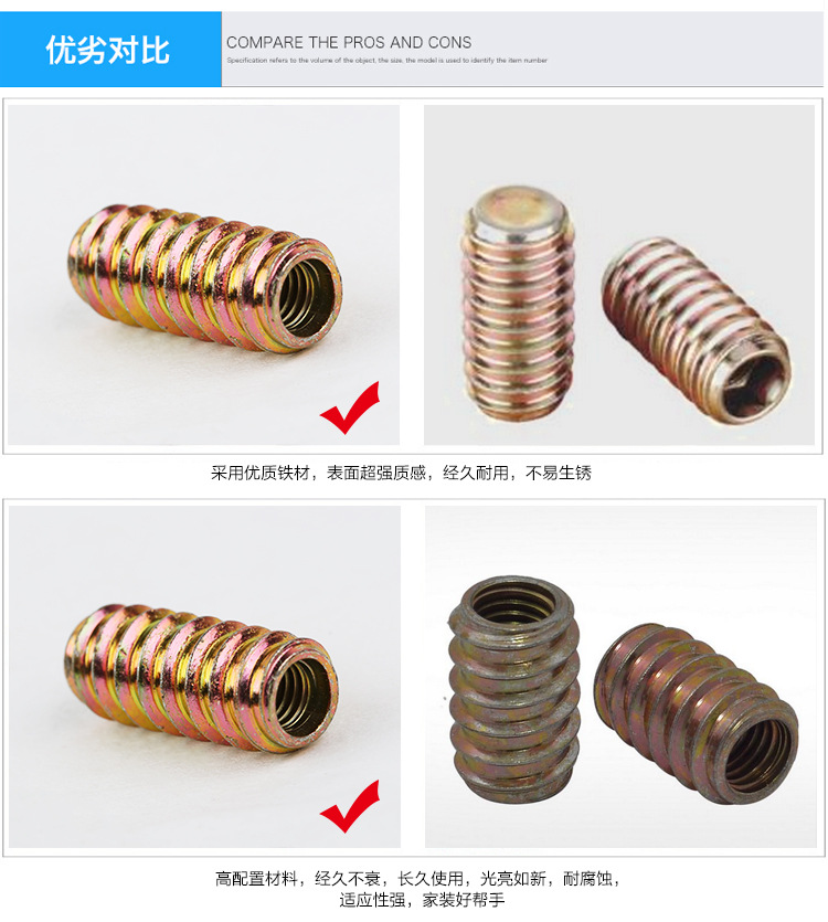 直通鐵內外牙的圖片