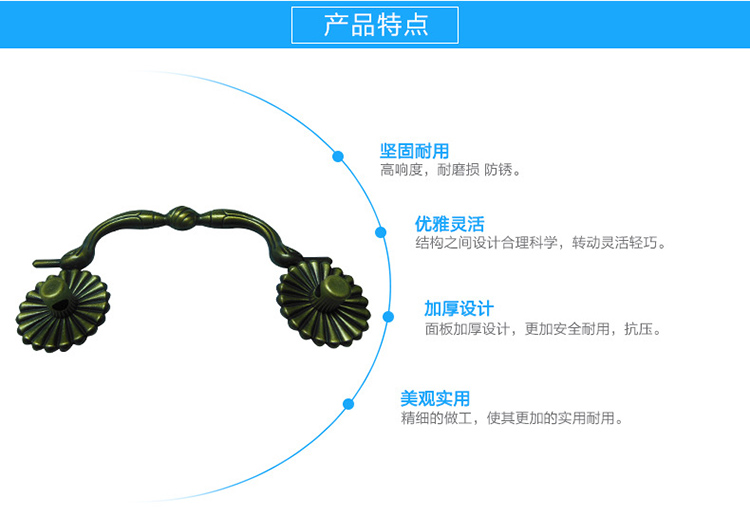 美式仿古拉手的圖片
